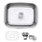 Ruvati 24" Undermount 16 Gauge SS Kitchen Sink Single Bowl RVM4132 - alternate 1